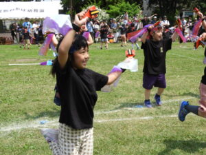 運動会での様子～年長組～